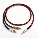 Monster Audio Cable Stereo Male 3.5mm to 2 RCA - 1M (3 Feet) Hi-Fi for Audiophile MP3/4 CD PC IPAD iPod
