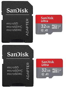 کارت حافظه SanDisk 32 GB X2 (64 GB) MicroSD HC Ultra Uhs-1 SanDisk 32GB X2 (64GB) MicroSD HC Ultra Uhs-1 Memory Card, Class 10