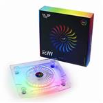 WOWLED Upgrade Dream Color Neon Light Cooling Fan, USB Cooler RGB Rainbow Color LED, Pad Stand Accessories for XBOX One X, Notebook, PS4 Playstation 4 Pro PS4 Slim, Consoles, Laptop