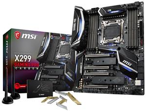 MSI Performance Gaming Intel X299 LGA 2066 DDR4 USB 3.1 SLI ATX Motherboard (X299 Gaming PRO Carbon AC) (Renewed)