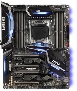 MSI Performance Gaming Intel X299 LGA 2066 DDR4 USB 3.1 SLI ATX Motherboard (X299 Gaming PRO Carbon AC) (Renewed)