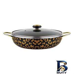 تابه گرانیتی با درب پیرکس و سوپاپ بخار