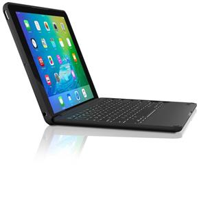 ZAGG Folio Case with Wireless Backlit Keyboard for 2017 Gen 5 and 2018 6 Apple iPad 9.7 Black 