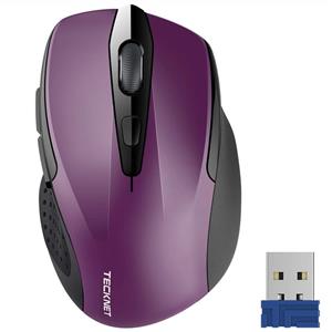 ماوس TeckNet Pro 2.4G Ergonomic Wireless Mobile Optical Mouse with USB Nano Receiver 