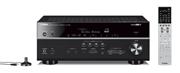 Yamaha RX-V683BL 7.2-Channel MusicCast AV Receiver with Bluetooth, Works with Alexa with 16-Gauge Speaker Wire - 100 Feet and Banana Plugs - 6 pairs