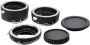 Xit XTETC Auto Focus Macro Extension Tube Set for Canon SLR Cameras (Black)