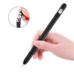 pzoz Case Compatible Apple Pencil 1st Case Elastic Protective Silicone Sleeve iPencil Grip Full Skin Cover Holder Pocket Pen Stick Pouch Accessories Kit Compatible for iPad Pro 9.7/10.5/12.9(Black)