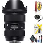 Sigma 24-35mm f/2 DG HSM Art Lens for Nikon F for Nikon F Mount + Accessories (International Model with 2 Year Warranty)