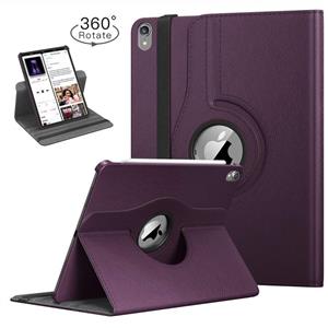 TiKeDa Prime Sale Day Deals Case for New iPad Pro 12.9-inch 2018 3rd Generation,[Not Fit iPadPro12.9 2017/2015][Support Apple Pencil Charging] 360 Degree Rotating Smart Leather Cover (Purple)