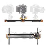 TARION V-20 Camera Slider 20" Video Track Slider Rail Dolly Aluminum 35 ° Rotation 8.8 LB Load for DSLR Cameras Phones