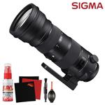 Sigma 150-600mm f/5-6.3 DG OS HSM Sports Lens for Nikon F (740-306) and Cleaning Accessories Bundle