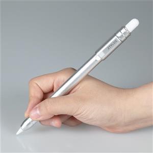 Ztylus Slim Metal Apple Pencil Protective Case: Built-In Clip, Secures Cap, Retractable Tip Protection for Apple Pencil 1st Generation, iPad Pro 12.9” 11" 10.5" 9.7” iPad 2019 Air 3, Mini 5 (Silver) 
