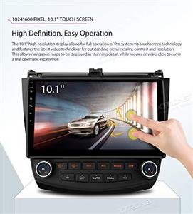 XTRONS Car 10.1 inch Touch Display Android 8.1 GPS Navigator Stereo Radio with USB Bluetooth 5.0 Supports OBD DVR Backup Camera 4G 3G TPMS for Honda Accord (no-DVD Player) 