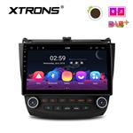 XTRONS Car 10.1 inch Touch Display Android 8.1 Car GPS Navigator Stereo Radio with USB Bluetooth 5.0 Supports OBD DVR Backup Camera 4G 3G TPMS for Honda Accord (no-DVD Player)