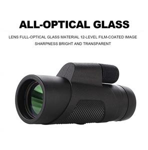 Monocular Telescope, 12X42 High-Definition Water-Proof,Fog-Proof and Shock-Proof Monocular Telescope with Smartphone Adapter and Tripod for Outdoor Bird Watching, Wildlife, Concerts, Travel 