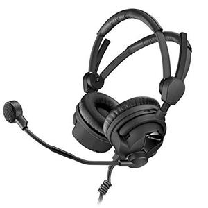 هندزفری هدست هدفون Sennheiser HMD 26-II-600-X3K1 Broadcast Headset, 600 Ohm Impedance, ActiveGard, Dynamic Microphone