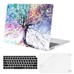 TeenGrow MacBook Air 13 inch Case 2018 Release A1932, Rubber Coated Plastic Hard Case Shell & Keyboard Cover & Screen Protector Only Compatible New Version Mac Air 13", Colorful Tree
