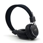 Multi-Functional Headphones, GranVela A809 Foldable Lightweight Headphones with Built-in FM Radio, Micro SD Card Player and Detachable Cable - Black