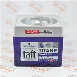 ژل حالت دهنده موی تافت سری Looks مدل Titane حجم 150 میلی لیتر Taft Looks Titane Power Gel 150ml