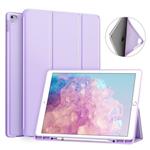 Ztotop Case for iPad Pro 12.9 Inch 2017/2015 with Pencil Holder- Lightweight Soft TPU Back Cover and Trifold Stand with Auto Sleep/Wake,Protective for iPad Pro 12.9 Inch(1st & 2nd Gen),Purple