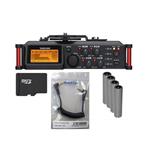 Tascam DR-70D 4-Channel Audio Recorder For DSLR Camera, Acc Bundle. Kit #DR70DK