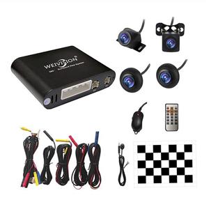 Weivision Universal 360 Degree Bird View System Car DVR Record Panoramic View All Round Rear View Camera System for All Car 