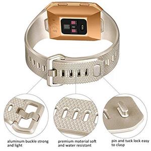 Tobfit Bright Designed Bands Compatible with Ionic Soft TPU Sport Arm Wristband Accessories for Women Men 