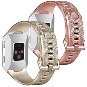 Tobfit Bright Designed Bands Compatible with Ionic Soft TPU Sport Arm Wristband Accessories for Women Men 