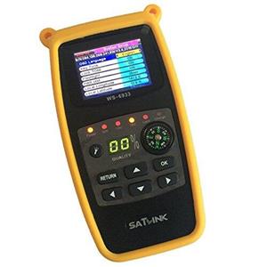 SATLINK WS-6933 DVB-S2 FTA C&KU Band Digital Satellite Meter Finder with Compass 