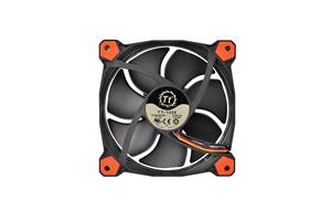Thermaltake Ring 14 High Static Pressure 140mm Circular Ring Case/Radiator Fan with Anti-Vibration Mounting System Cooling CL-F039-PL14RE-A Red 
