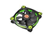 Thermaltake Ring 14 High Static Pressure 140mm Circular Ring Case/Radiator Fan with Anti-Vibration Mounting System Cooling CL-F039-PL14GR-A Green