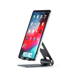 Satechi R1 Aluminum Multi Angle Foldable Tablet Stand Compatible with 2018 iPad Pro MacBook Air iPhone Xs Max XS XR Plus Samsung S9 Microsoft Surface Go 