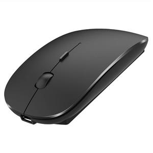 ماوس Rechargeable Wireless Mouse, Pasonomi 2.4G Slim Mute Silent Click Noiseless Optical Mouse with USB Receiver (Stored at Bottom of The Mouse) Compatible with Notebook, PC, Laptop, Computer, MacBook