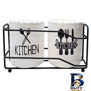 جاقاشقی سرامیکی مدل دوقلو Black kitchen