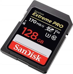 SanDisk 128GB Extreme Pro SDXC UHS-I Card C10, U3, V30, 4K UHD, SD SDSDXXY-128G-GN4IN 