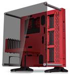 Thermaltake Core P3 ATX Tempered Glass Gaming Computer Case Chassis, Open Frame Panoramic Viewing, Glass Wall-Mount, Riser Cable Included, Red Edition, CA-1G4-00M3WN-03