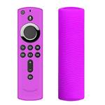 Shock Proof Silicone Remote Case for All-New Fire TV Stick 4K Alexa Voice Remote (2017 Edition) (2nd Gen) / Fire TV Stick Alexa Voice Remote (Purple)