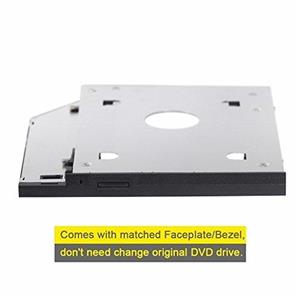 براکت هارد اینترنال ssd مدل 9.5 hdd caddy QNINE 2nd HDD SSD Hard Drive Caddy Tray Replacement for Lenovo Thinkpad T400 T400s T410 T410s T420s T430s T500 W500 Internal Laptop CD DVD ROM Optical Modular Bay Adapter 2.5 Inch 9.5mm 