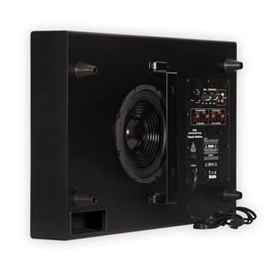 Theater Solutions SUB8S 250 Watt Surround Sound HD Home Slim Powered Active Subwoofer (Black) 