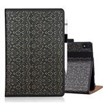 WWW Apple iPad Pro 12.9" 2018 Case,[Luxury Laser Flower] Premium PU Leather Case Protective Cover with Auto Wake/Sleep Feature and Multiple Viewing Angles for Apple iPad Pro 12.9" 2018 Black