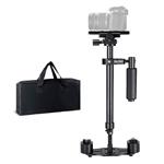 RALENO Handheld Camera Stabilizer Steadicam Aluminium Alloy 24''/60cm with Quick Release Plate 1/4'' and 3/8'' Screw for Canon Nikon Sony and Other DSLR Camera Video DV up to 6.6 lbs/3 kg