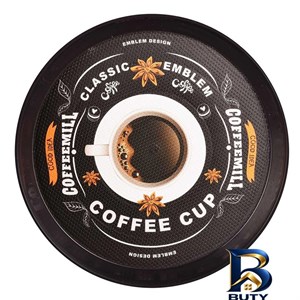 سینی بدون دسته مهروز مدل 6004 طرح Coffee سایز 40 40 سانتیمتر