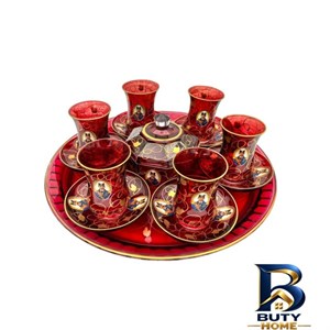 سرویس چای خوری ۱۵ پارچه ۶ نفره مدل شاه عباسی