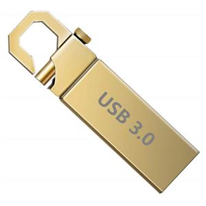 GNODSON 512GB Gold 3.0 Storage Thumb U Disk Waterproof USB Flash Drive Metal Pen Real Capacity cle Memory Stick Key Chain for Computer car Office 