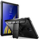 Galaxy Tab S4 10.5 Rugged Case, Poetic Revolution [360 Degree Protection] [Kick-Stand] Full-Body Rugged Heavy Duty Case with [Built-in-Screen Protector] for Samsung Galaxy Tab S4 10.5 Inch Black
