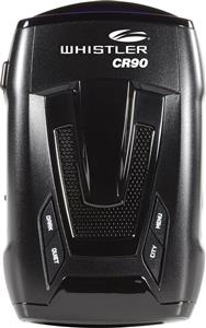 Whistler CR90 High Performance Laser Radar Detector: 360 Degree Protection, Voice Alerts, and Internal GPS 