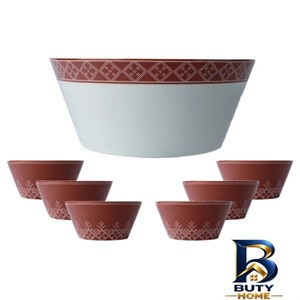 پیاله زی مدل فرم اس انارخوری یلدا درجه 3 مجموعه ۷ عددی