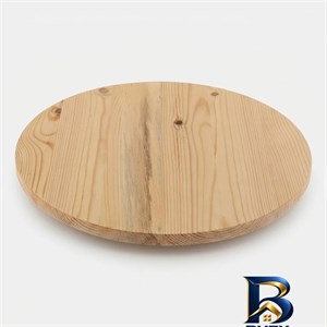 سینی سرو گردان چوبی دایره ای ۳۶×۳۶×۴ سانتی متر، وزن ۸۹۵ گرم، یک طبقه، مناسب کیک و پیتزا، همراه جعبه، کد ۶۳۵۳۴۶۰۴۶۷ اصل