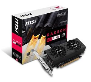 کارت گرافیک MSI RX 460 2GT LP Gaming Radeon RX 460 2GB GDDR5 Crossfire DirectX 12 Graphics Card - Low Profile Edition (Renewed)