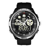 Zeblaze Smart Watch Vibe 4 Hybrid,Super Lightweight Vibe 4 Hybrid Rugged Hybrid Smartwatch 50M Waterproof 24-Month Standby Time 24h All-Weather Monitoring Smart Watch for Android iOS-Silver